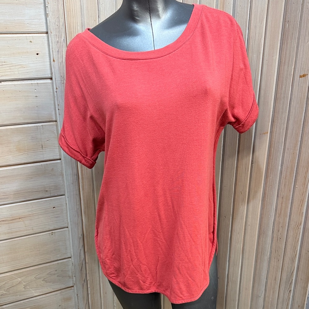 Matty M Coral Pink Short Sleeve Women's Tee